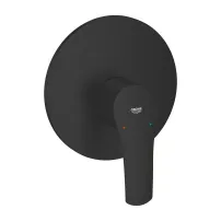 Baterie dus incastrata Grohe Eurosmart negru mat fara corp ingropat