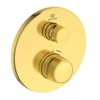 Baterie dus incastrata Ideal Standard Ceratherm Navigo auriu periat fara corp ingropat