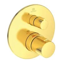 Baterie dus incastrata Ideal Standard Ceratherm T100 auriu periat fara corp ingropat
