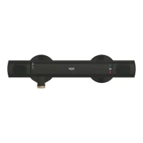 Baterie dus termostatata negru mat Grohe Grohtherm 500