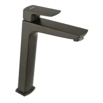 Baterie lavoar inalta Ferro Vitto Verdeline monocomanda gri Gun Metal mat