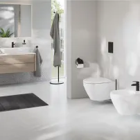 Baterie lavoar inalta Grohe Cubeo XL monocomanda negru mat