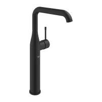 Baterie lavoar inalta Grohe Essence negru mat Phantom Black