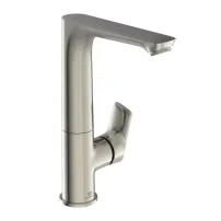 Baterie lavoar inalta Ideal Standard Connect Air argintiu Silver Storm cu pipa rotativa