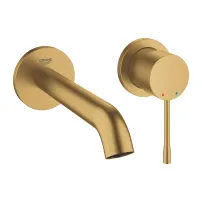 Baterie lavoar incastrata Grohe Essence 18 cm auriu periat Cool Sunrise fara corp ingropat