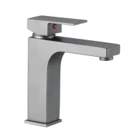 Baterie lavoar Inter Ceramic Yasmina monocomanda gri mat - Gun Gray