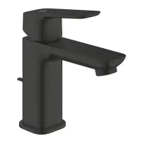 Baterie lavoar monocomanda Grohe Cubeo S cu ventil Pop-Up negru mat