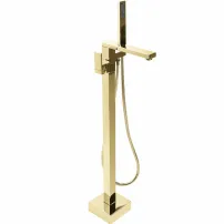 Baterie monocomanda pentru cada freestanding auriu Rea Tery