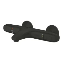 Baterie termostatata cada negru mat Grohe Grohtherm 1000