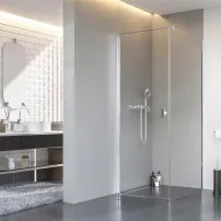 Cabina de dus dreptunghiulara cu usa batanta Radaway Nes KDJ I 100x70 cm finisaj crom lucios-transparent stanga