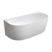 Cada freestanding compozit Omnires Valencia M+ BTW finisaj alb lucios 158x77 cm