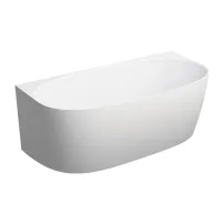 Cada freestanding compozit Omnires Valencia M+ BTW finisaj alb mat 158x77 cm