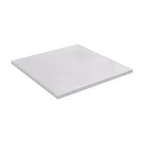 Cadita compozit pentru dus Inter Ceramic patrata 90x90 cm finisaj piatra-alb mat