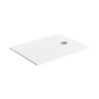 Cadita de dus compozit Omnires AquaPure M+ dreptunghiulara alb mat 80x100 cm