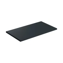 Cadita de dus compozit Omnires AquaRock M+ dreptunghiulara negru lava mat 90x140 cm