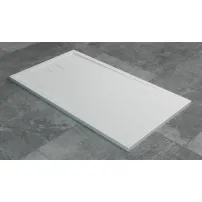 Cadita de dus dreptunghiulara alb SanSwiss Livada W20A 80x100 cm slim