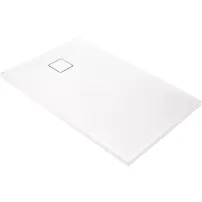 Cadita de dus dreptunghiulara Deante Correo alb 100x80 cm