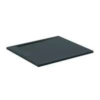 Cadita de dus dreptunghiulara Ideal Standard i.life Ultra Flat S negru intens 100x90 cm