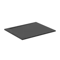 Cadita de dus dreptunghiulara Ideal Standard i.life Ultra Flat S negru intens 120x100 cm