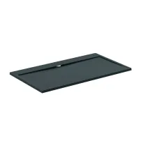 Cadita de dus dreptunghiulara Ideal Standard i.life Ultra Flat S negru intens 160x90 cm