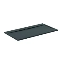 Cadita de dus dreptunghiulara Ideal Standard i.life Ultra Flat S negru intens 170x80 cm