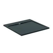 Cadita de dus patrata Ideal Standard i.life Ultra Flat S negru intens 90x90 cm