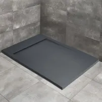Cadita dus compozit dreptunghiulara Radaway Teos F 90x80 cm antracit