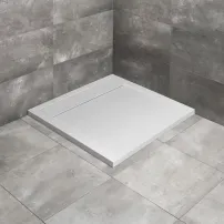 Cadita dus compozit patrata Radaway Teos C 80x80 cm alb