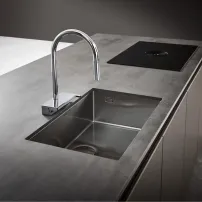 Chiuveta bucatarie Hansgrohe S71 S719-U660 cu 1 cuva 71x45 cm inox