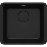 Chiuveta granit sub blat Deante Momi negru 45x50 cm