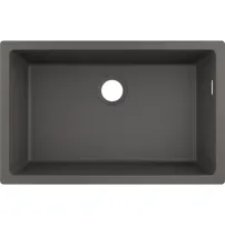 Chiuveta compozit Hansgrohe S51 SilicaTec gri piatra 71x45 cm