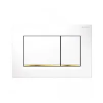Clapeta de actionare Geberit Sigma30 alb auriu