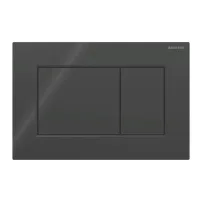 Clapeta de actionare Geberit Sigma01 negru finisaj lucios