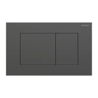 Clapeta de actionare Geberit Sigma40 Slim crom-negru finisaj periat