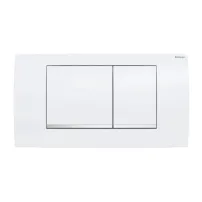 Clapeta de actionare Geberit Twinline30 alb-crom lucios