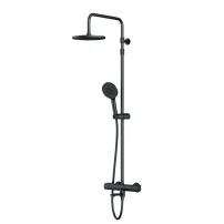 Coloana de dus cu baterie termostatata AM.PM X-Joy finisaj negru mat