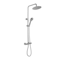 Coloana de dus cu termostat Rea Vincent palarie 1 functie nichel periat