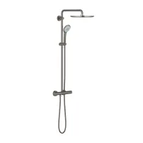 Coloana de dus cu baterie termostatata antracit periat Grohe Euphoria 310