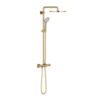 Coloana de dus cu baterie termostatata auriu Grohe Euphoria 310