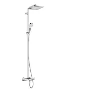 Coloana de dus cu baterie termostatata si pipa cada Hansgrohe Crometta E240