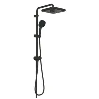 Coloana de dus negru mat Grohe Tempesta Cosmopolitan 250 Cube fara baterie