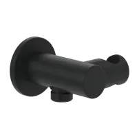 Cot de iesire dus Villeroy&Boch Universal rotund cu suport para negru mat