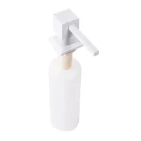 Dozator detergent Rea Square 330 ml finisaj alb mat