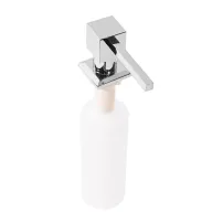 Dozator detergent Rea Square 330 ml finisaj crom lucios