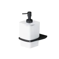 Dozator sapun AM.PM Inspire 2.0 negru-sticla mata 250 ml