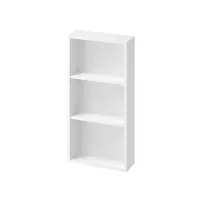 Dulap baie suspendat fara usa gri Cersanit Larga 40 cm cu 3 rafturi