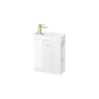 Dulap suspendat pentru lavoar Alb Cersanit Larga 50 cm