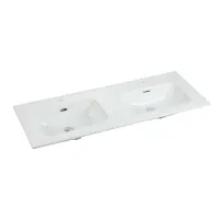 Lavoar incastrat alb Fluminia Siena-120 121 cm