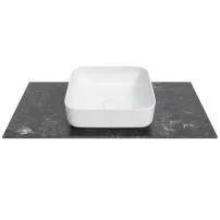 Lavoar pe blat alb Defra Caria 39 cm