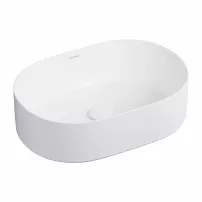 Lavoar pe blat Omnires Mesa alb mat 46 x 31.5 cm